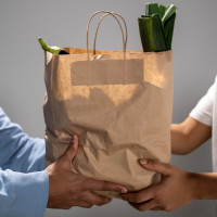 Паперові пакети для продуктів - купити крафт пакети для продуктів харчування | Крафтинка