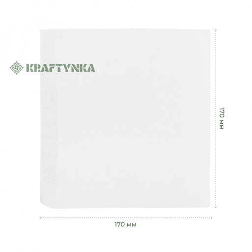 кутик білий  для бургера 170*0*170