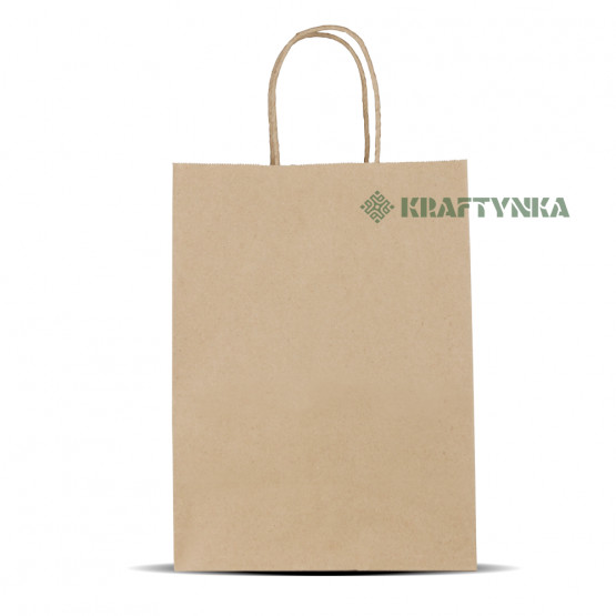 Паперовий пакет з ручками 260х150х350, 90г/м2, 