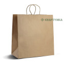 Крафт пакет з ручками 400х200х420, 110г/м2