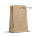 Пакет крафтовий, бурий, 180х120х280, 50г/м2 (500шт)