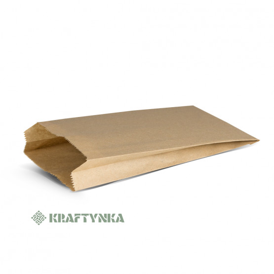 Купить бумажный пакет саше крафт бурый 140х50х240 40 г/м2 1000 шт. | Крафтинка