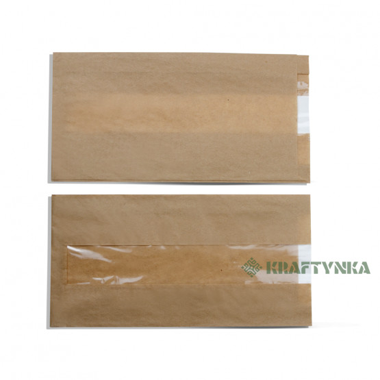 Пакет саше для випічки 50 крафт бурий . Розмір 150х50х340 40 г/м2 