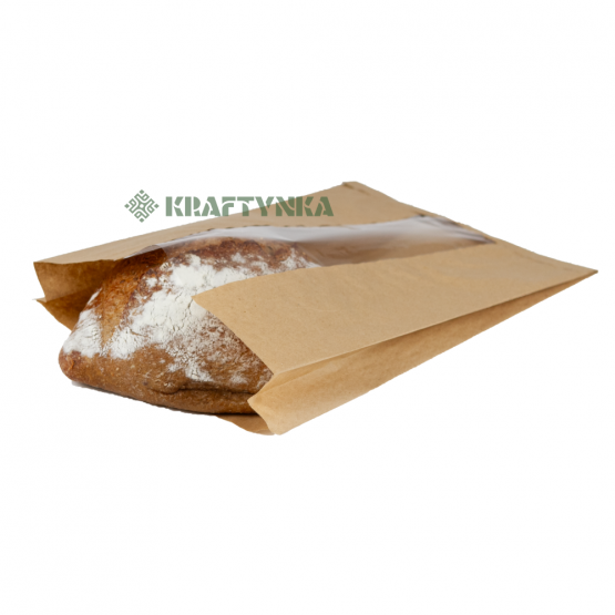 Крафт пакет саше  250х60х400, 40г/м2, вікно 80 (1000шт)